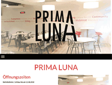 Tablet Screenshot of prima-luna.ch